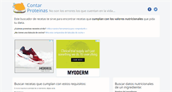 Desktop Screenshot of contarproteinas.com